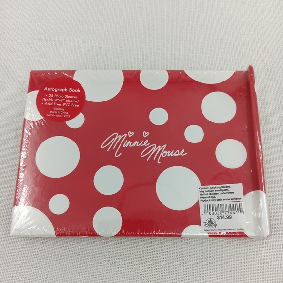 Disney Minnie Mouse Autograph Book - Picture 3 of 3